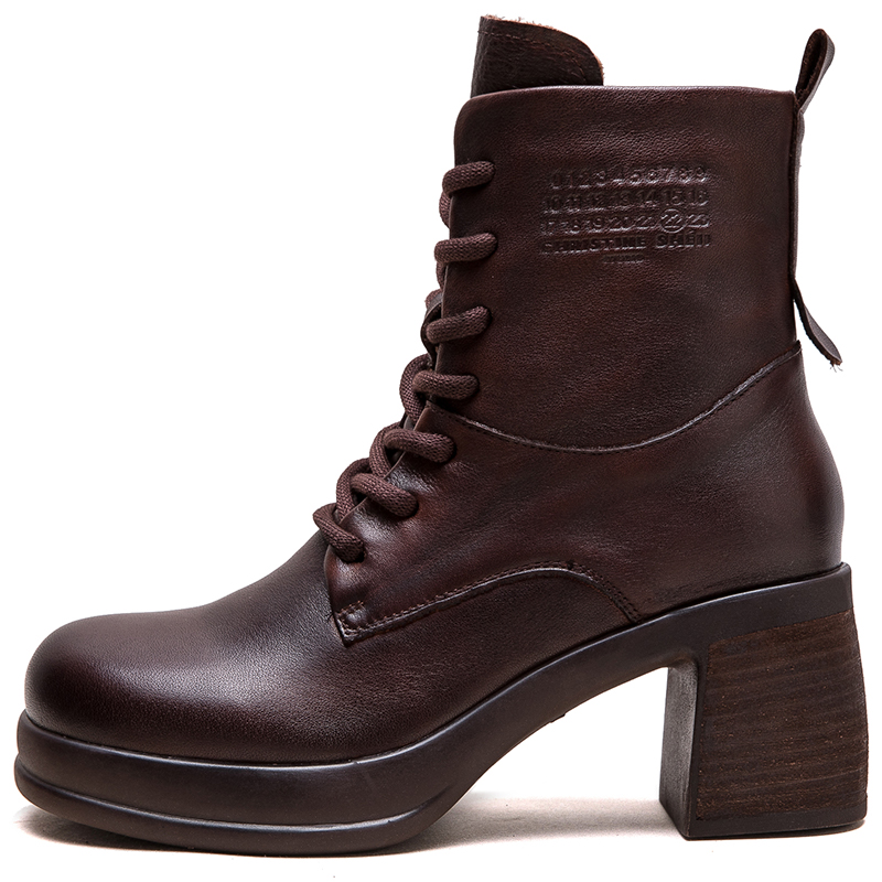 Короткие ботинки Martin 7 см женские Jay, Brown