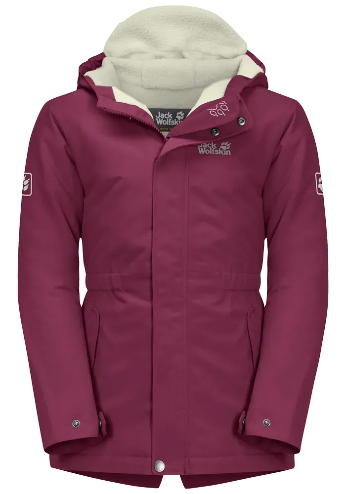 

Зимняя куртка Jack Wolfskin "COSY BEAR JACKET G", с капюшоном, красный