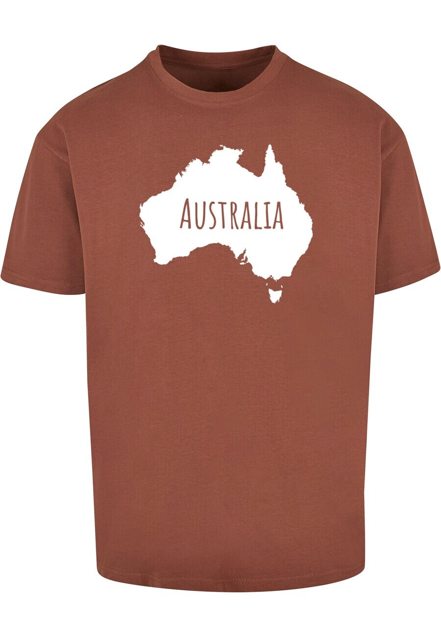 

Футболка Merchcode AUSTRALIA X, коричневый