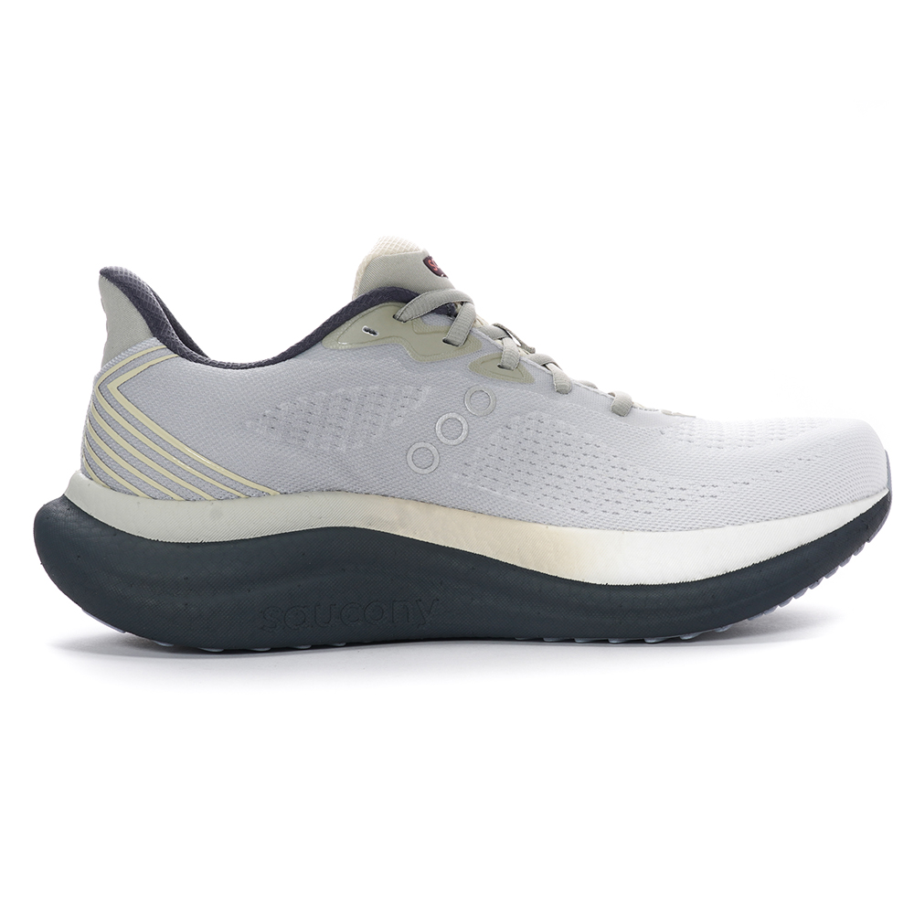 Saucony Триумф Виктори 23 противоскользящие износостойкие низкие кроссовки для бега мужские серые - серый/тёмно-серый, цвет Gray/Dark Gray — фото 3