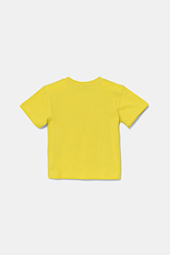 Хлопковая футболка United Colors Of Benetton, желтый — фото 2