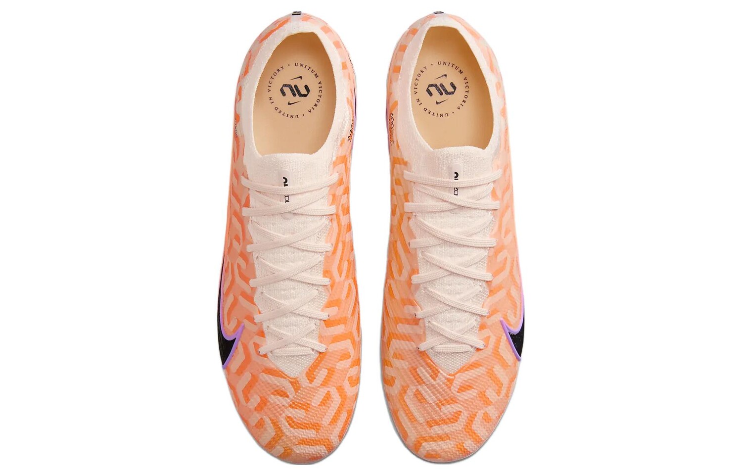 Мужские футбольные кроссовки Nike Air Zoom Vapor 15, Гуава лед/черный — фото 4