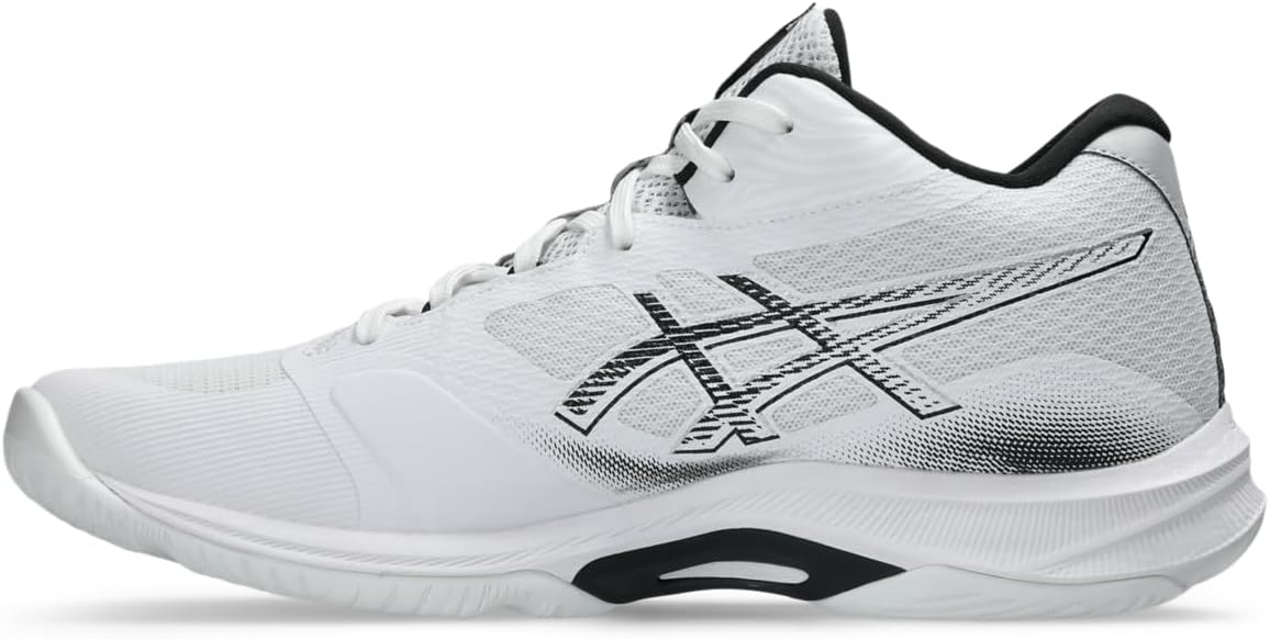 Мужские кроссовки ASICS Netburner Ballistic FF MT 4, белый/черный — фото 4