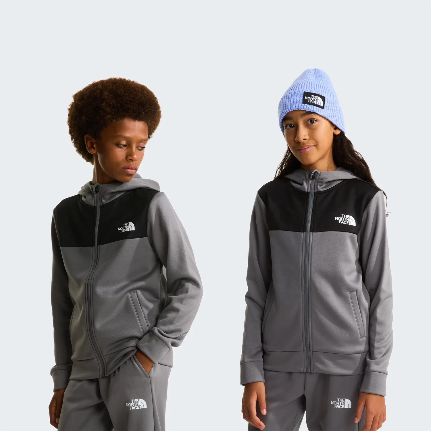 Спортивная толстовка на молнии The North Face, Grey — фото 4