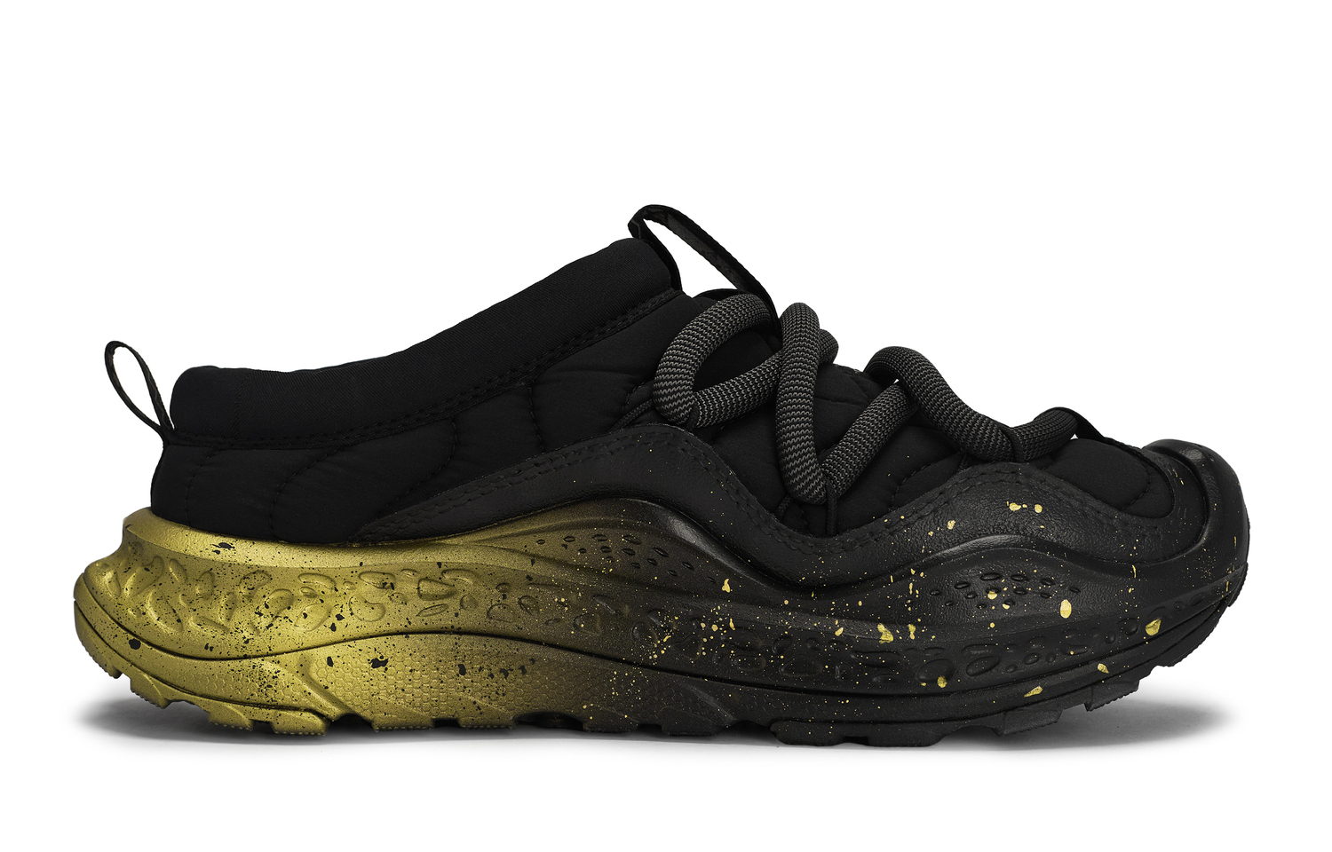 Hoka One One Мужские тапочки Ora Primo без специальных функций с закрытым носком, черный с золотыми вставками — фото 3