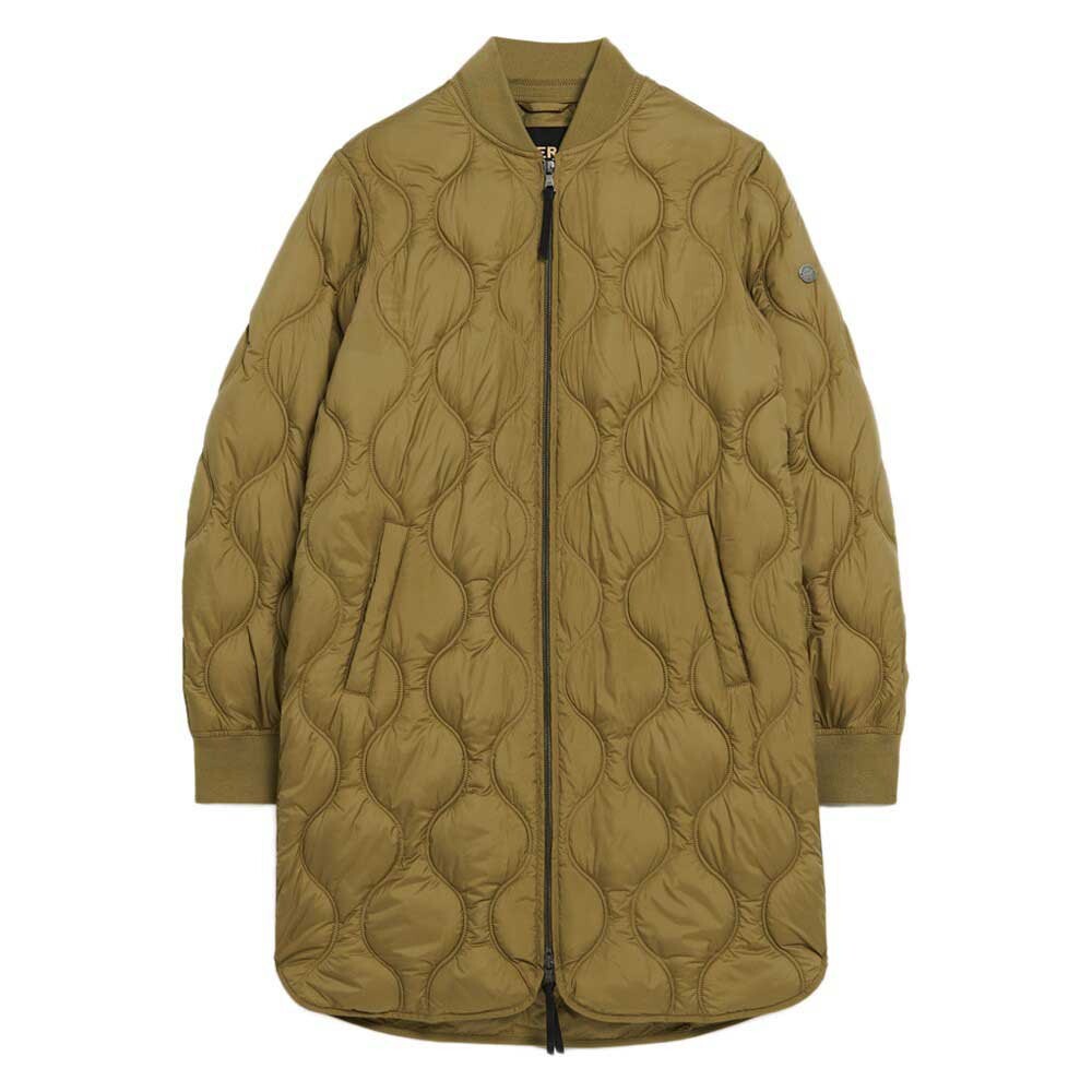 

Флис Superdry Studios Long Liner, зеленый