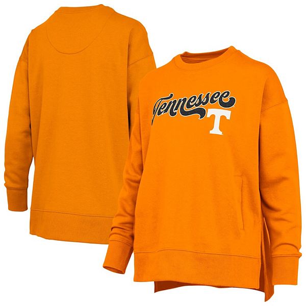 

Женский свитшот Tennessee Orange Tennessee Volunteers Bonanza Chenille Harper Script Pressbox