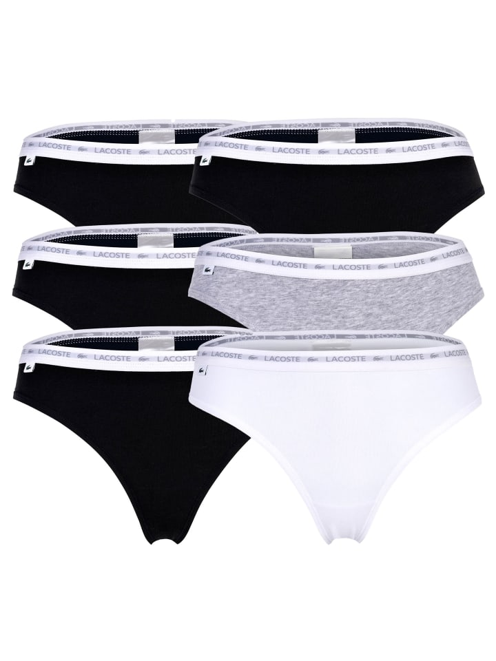 

Стринги Lacoste, цвет schwarz/schwarz/grau/weiß