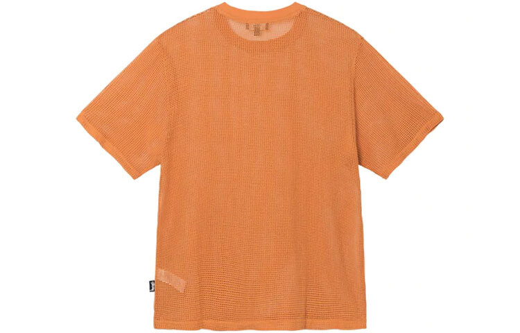 Футболка из перфорированного хлопка Stüssy Stussy, желтый — фото 4