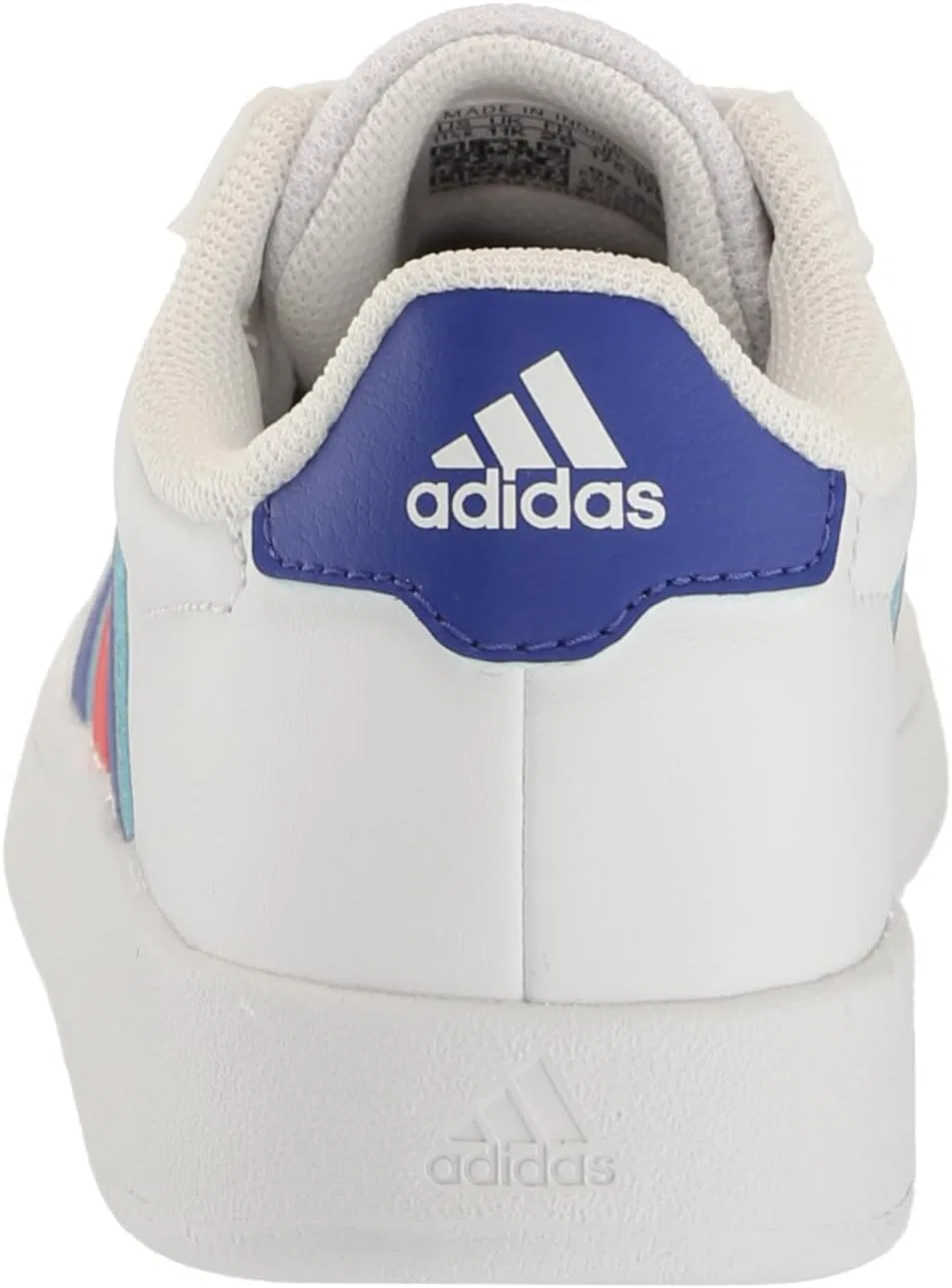 Кроссовки теннисные adidas Breaknet, белый/голубой/красный — фото 3