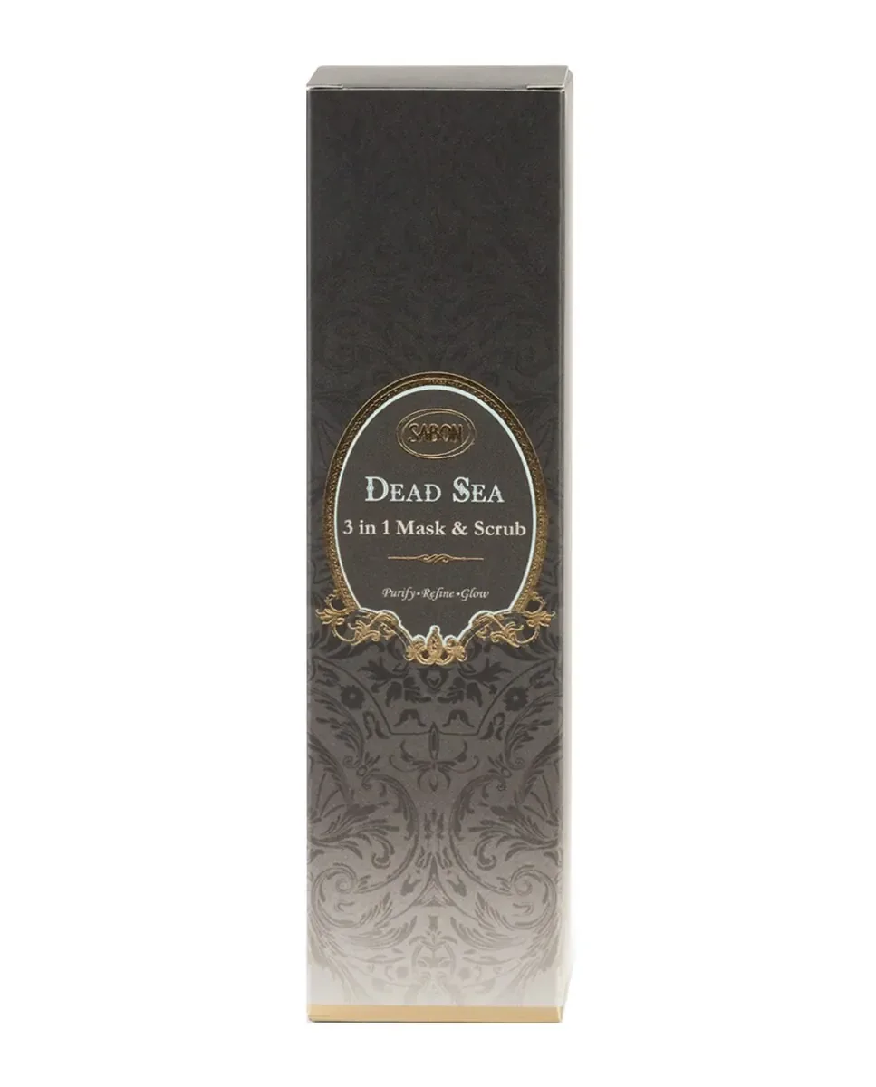 Маска для лица Sabon — Отшелушивающая 3 в 1 Мертвое море, 60 мл — фото 3