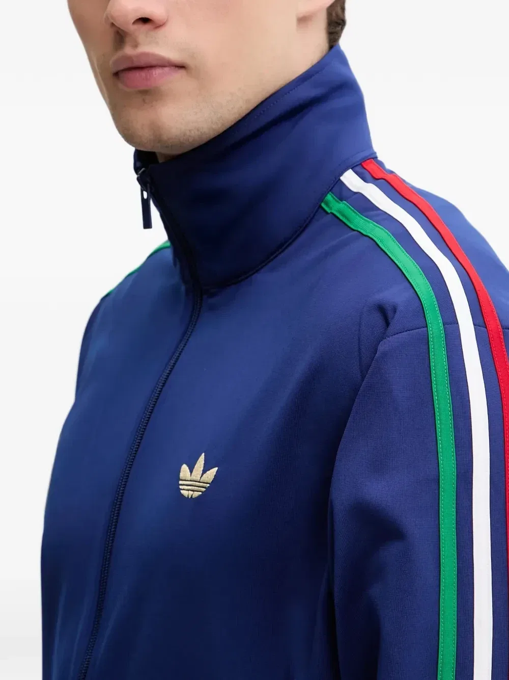 Толстовка с логотипом Adidas, синий — фото 4
