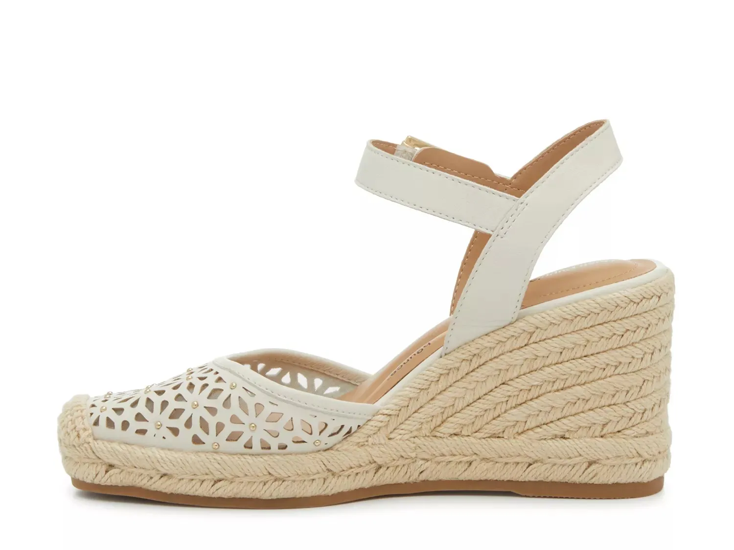 Сандалии Hush Puppies Rottie Espadrille на танкетке, цвет меловой белый — фото 3