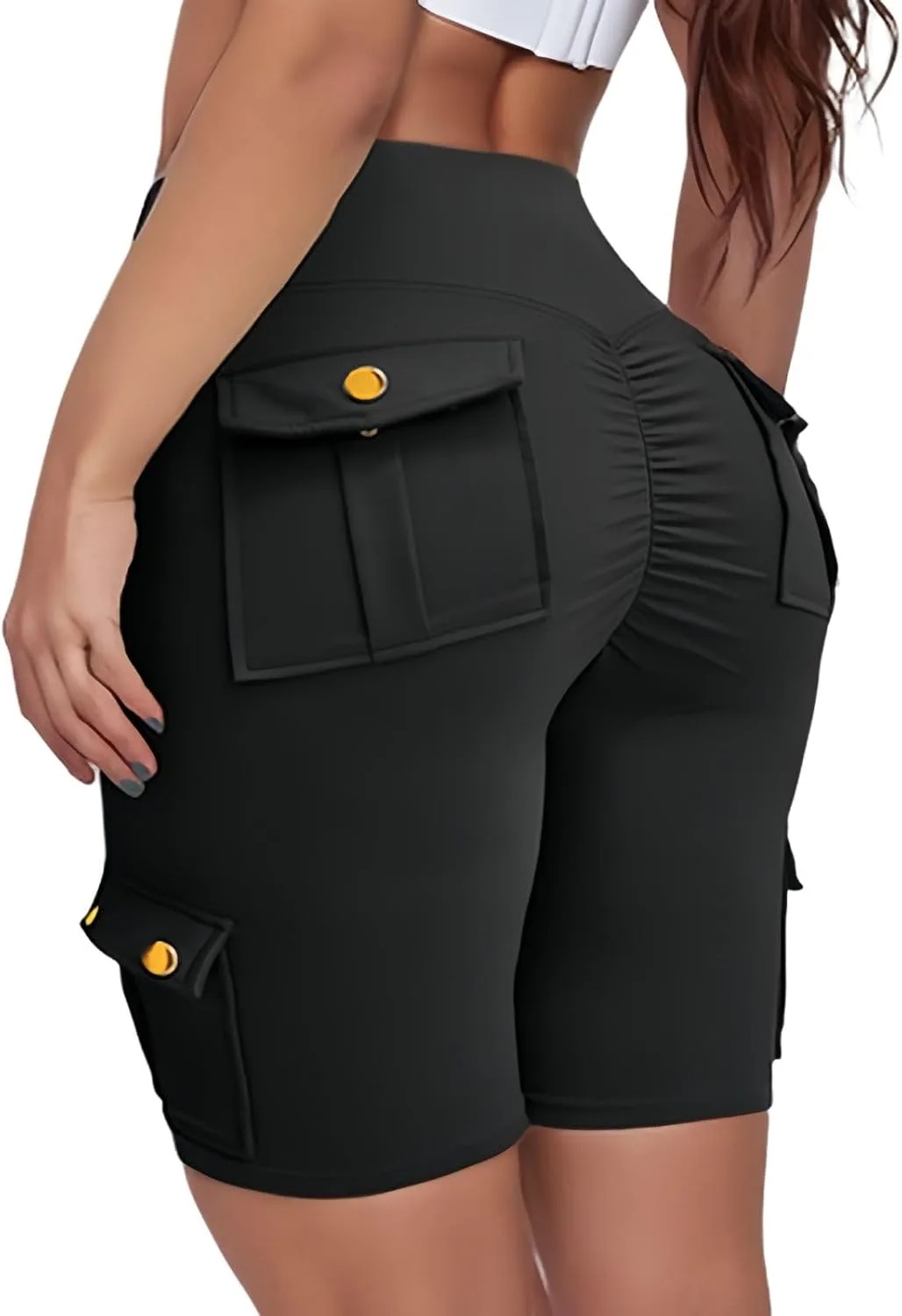 

Женские шорты-бермуды Cargo с карманами для тренировок Kubbon