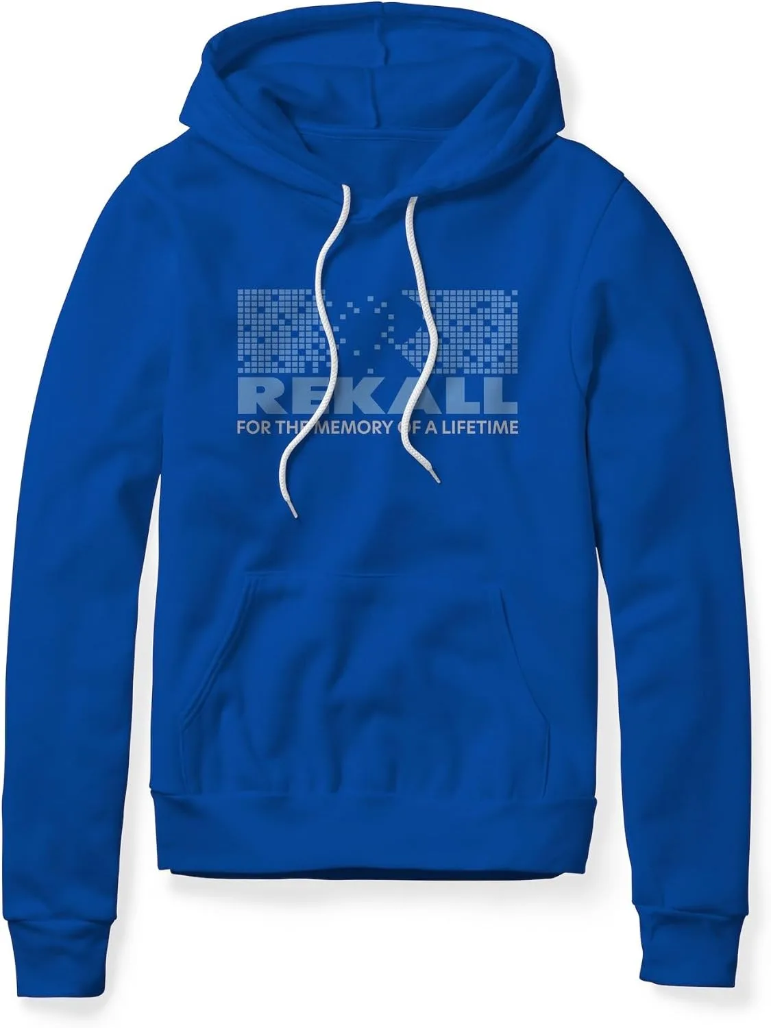 Толстовка с капюшоном Rekall Logo, флисовая Generic, синий