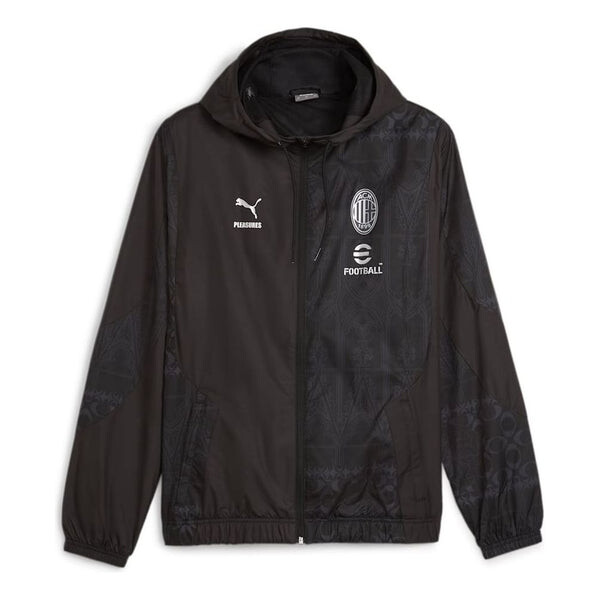 

Куртка x ac milan pleasures football pre-match jacket 'black' Puma, черный