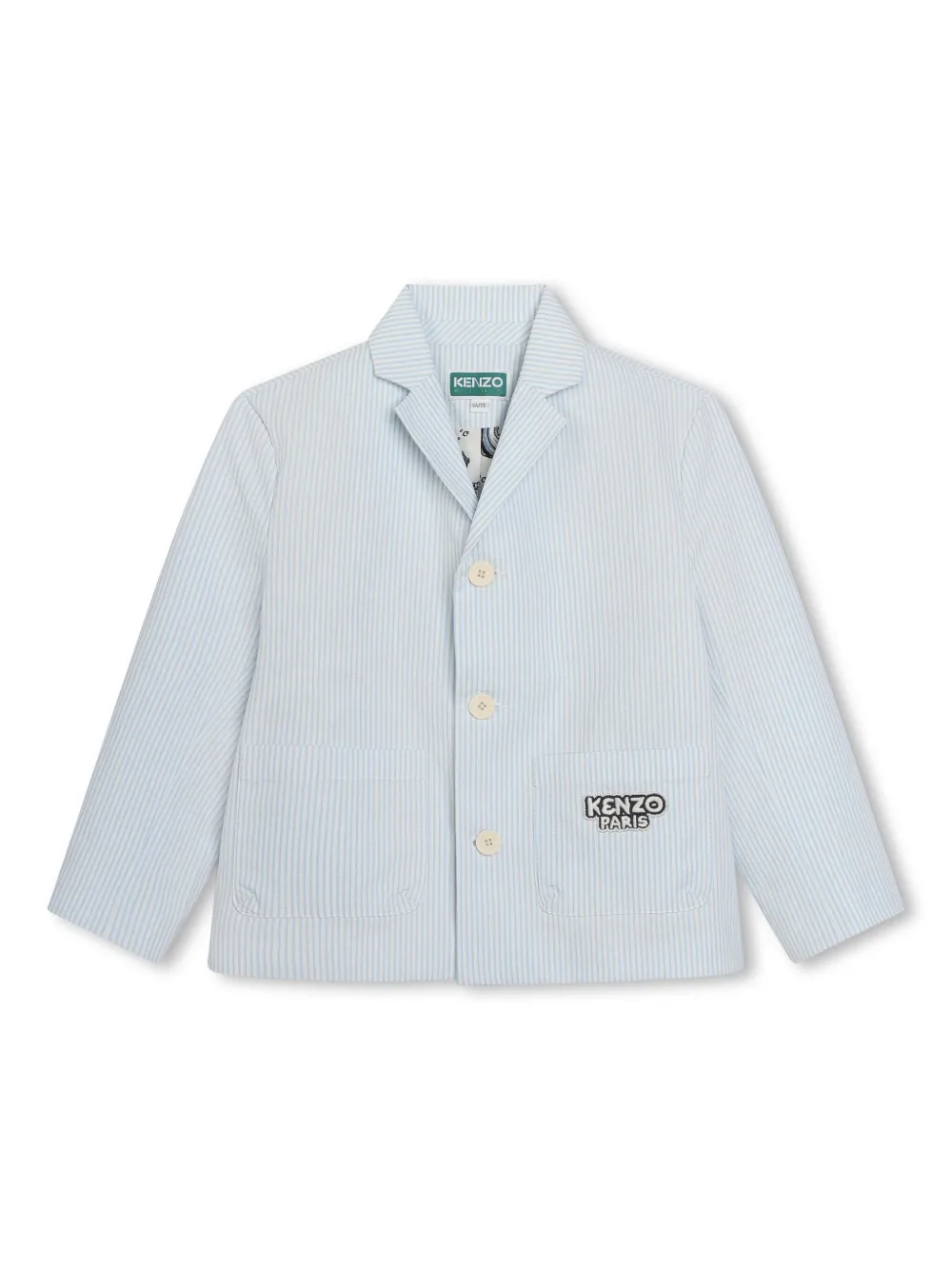 

Блейзер в полоску Kenzo Kids, синий