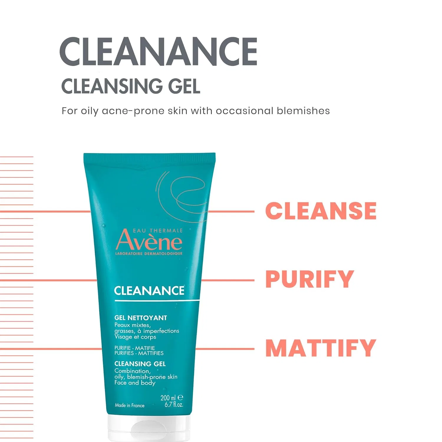 Гель для умывания Avene — Очищающий гель Cleanance без мыла от Avène — фото 2