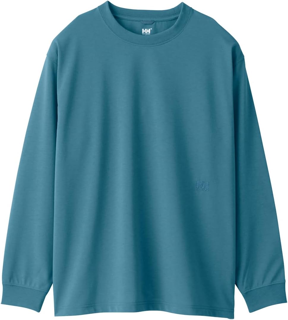 

Мужская футболка с длинным рукавом, с одноточечным дизайном, влагоотводящая, быстросохнущая, с защитой от УФ-излучения и запаха (HOE32269) Helly Hansen, синий