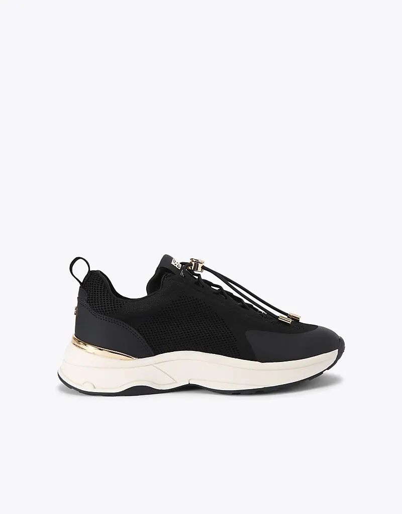 Кроссовки KG Kurt Geiger Link с застежкой-молнией черного цвета