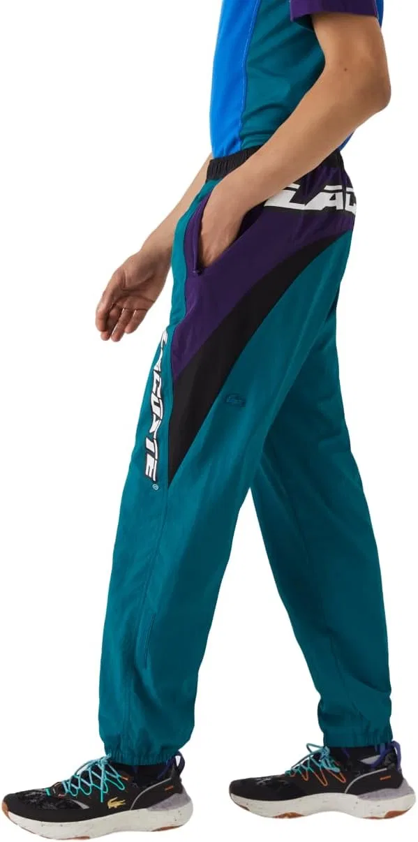 Спортивные брюки Lacoste Heritage Regular Fit Colorblock, мужские, черный — фото 3
