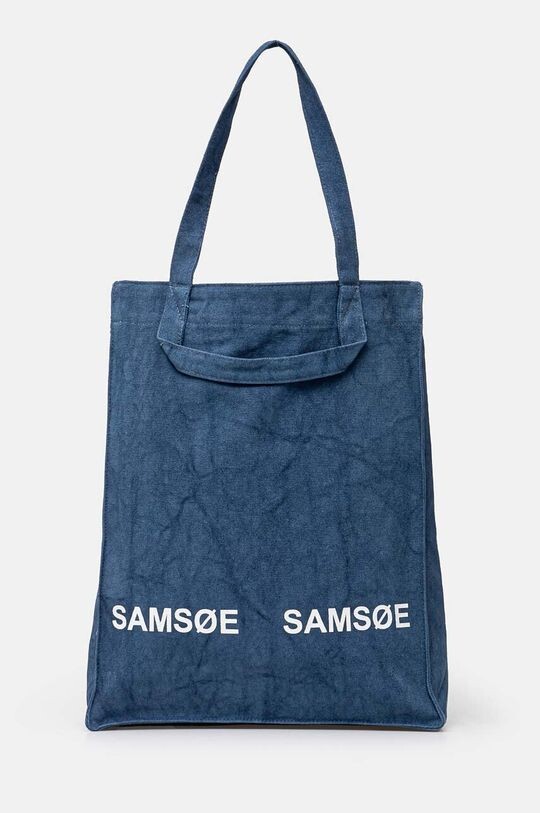 

Сумка SALUCCA из хлопка Samsoe Samsoe, синий