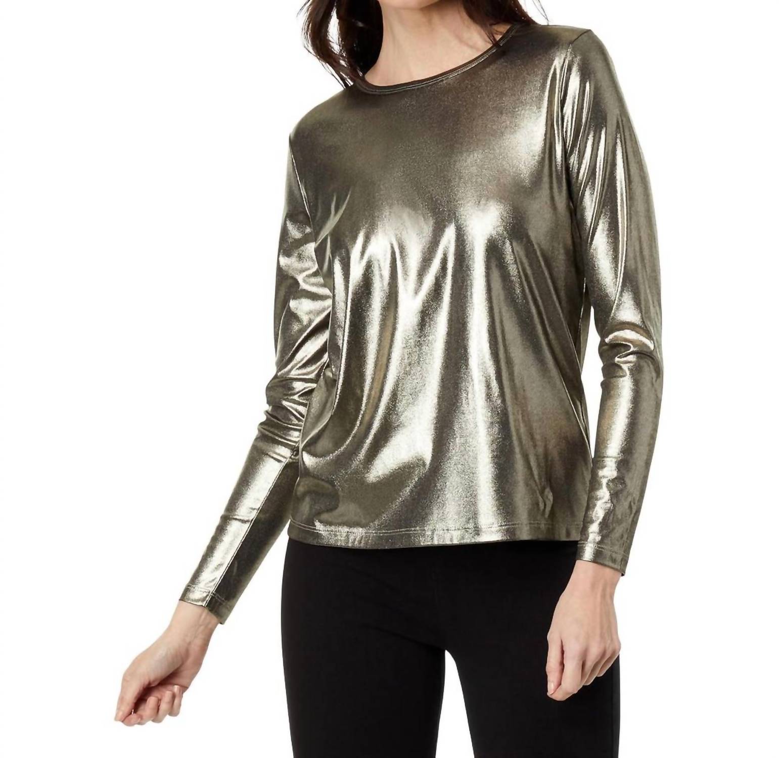 

Топ Shimmer Knit в цвете Mineral Elliott Lauren