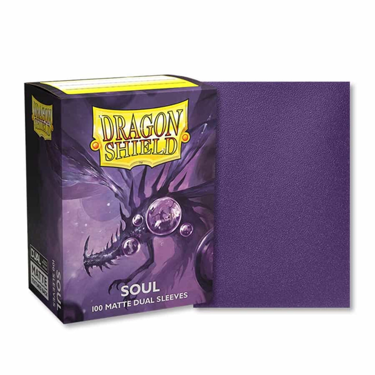 

Аксессуары Dragon Shield: "Soul" Metallic Purple - Matte Dual Card Sleeves (100ct)