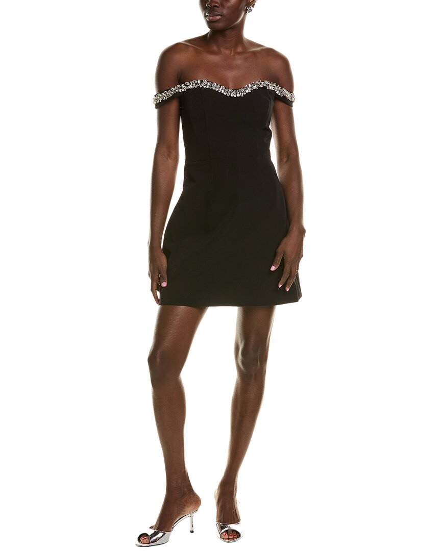 

Мини-платье ML Monique Lhuillier Blaire, черный