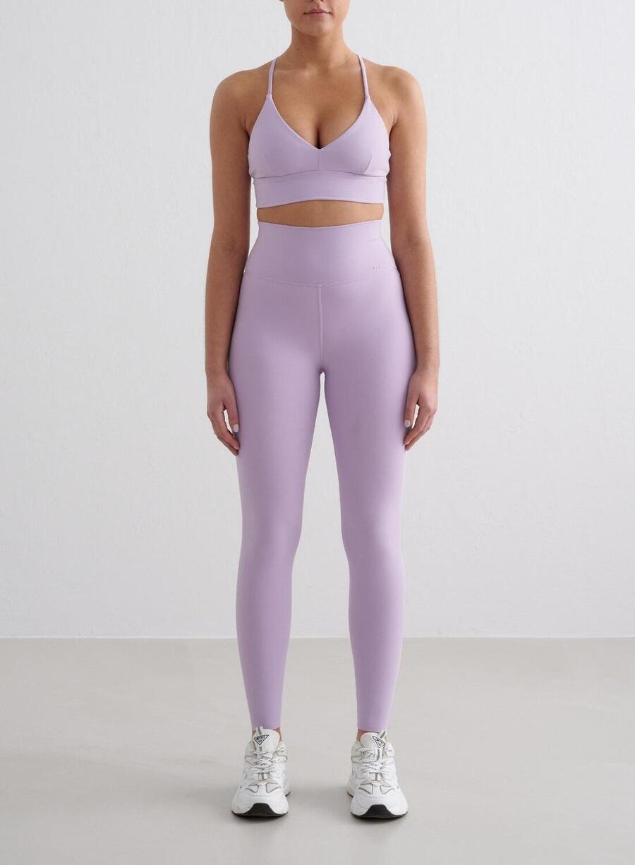 

AIM'N Женские леггинсы для йоги, влагоотводящие, устойчивые к приседаниям, фиолетовые