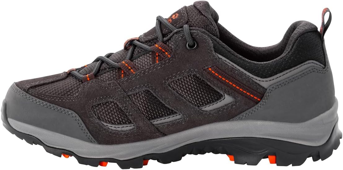 Мужские походные кроссовки Jack Wolfskin Vojo 3 Texapore Low M, серый/оранжевый — фото 4