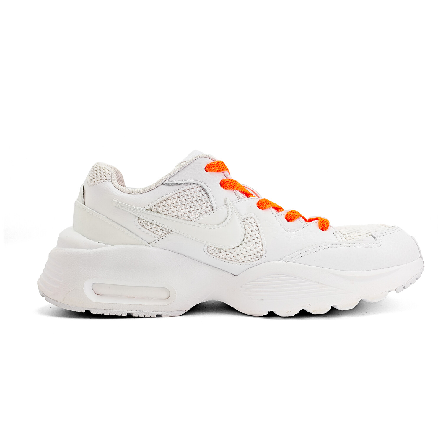

Кроссовки Air Max Fusion женские с низким верхом, белый/оранжевый Nike