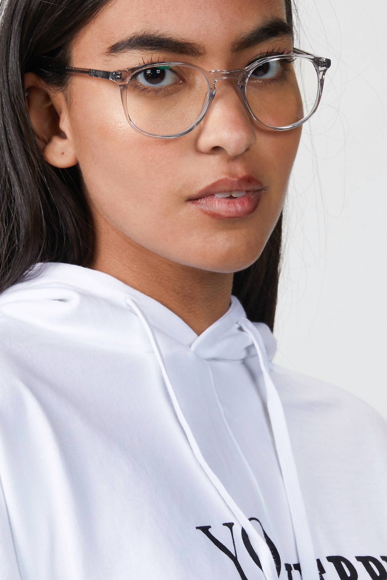 

Очки Lane Eyeglass из хрусталя/шампань BAXTER BLUE, цвет crystal/champagne