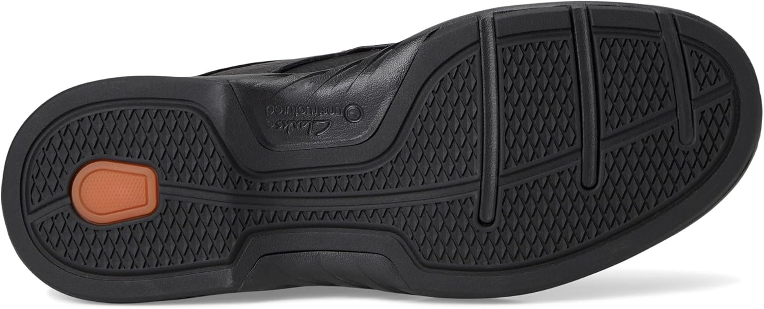 Мужские кружевные кроссовки Clarks Un Briley, черный — фото 3