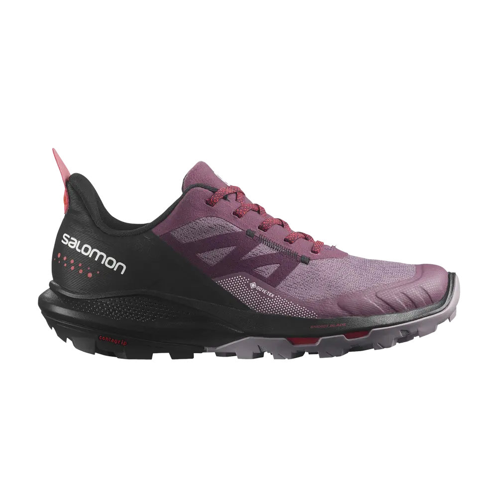 Кроссовки Wmns Outpulse GORE-TEX Salomon, фиолетовый