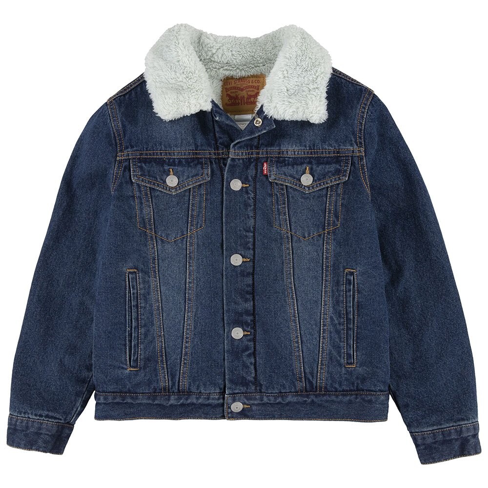 

Куртка Levi's Sherpa Trucker Junior, синий