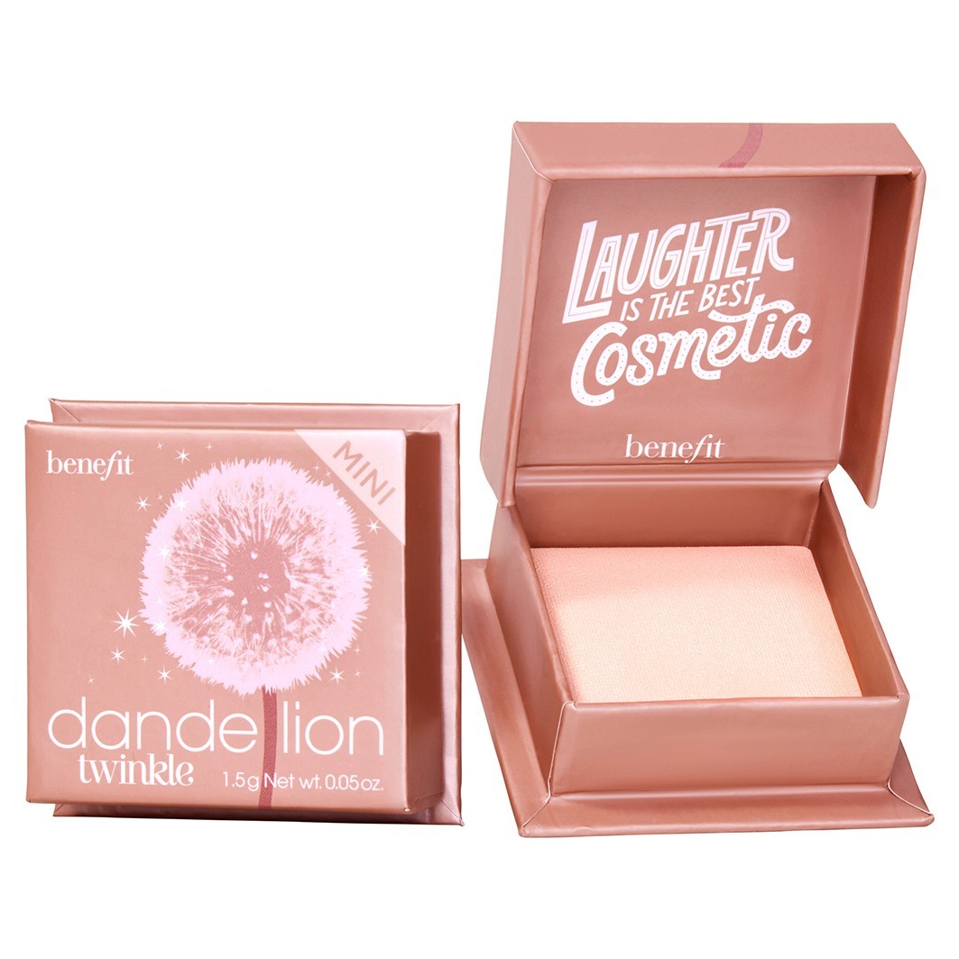 

Хайлайтер bronzer & blush collection dandelion twinkle in zartem rosé Benefit, nude pink