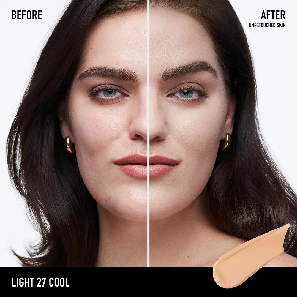 Праймер Barepro 24hr wear fondo de maquillaje líquido mate spf20 Bareminerals, цвет Light 27 Cool, 30 мл. — фото 3