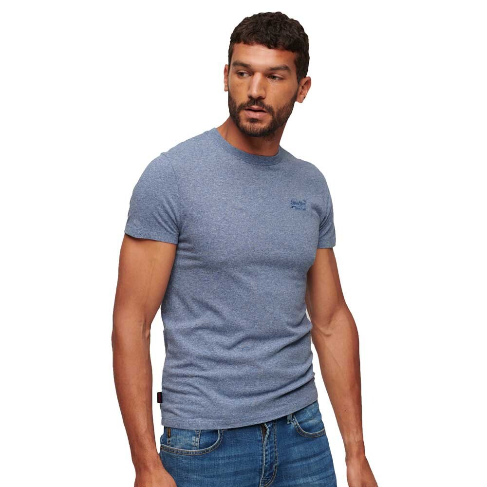 

Футболка с коротким рукавом Superdry Vintage Logo Embroidered, синий