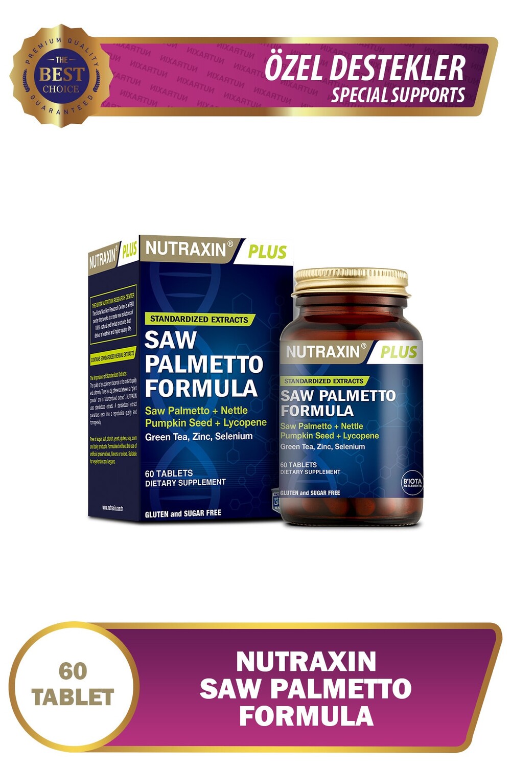 

Nutraxin Saw Plametto - Formula Special Support 60 таблеток