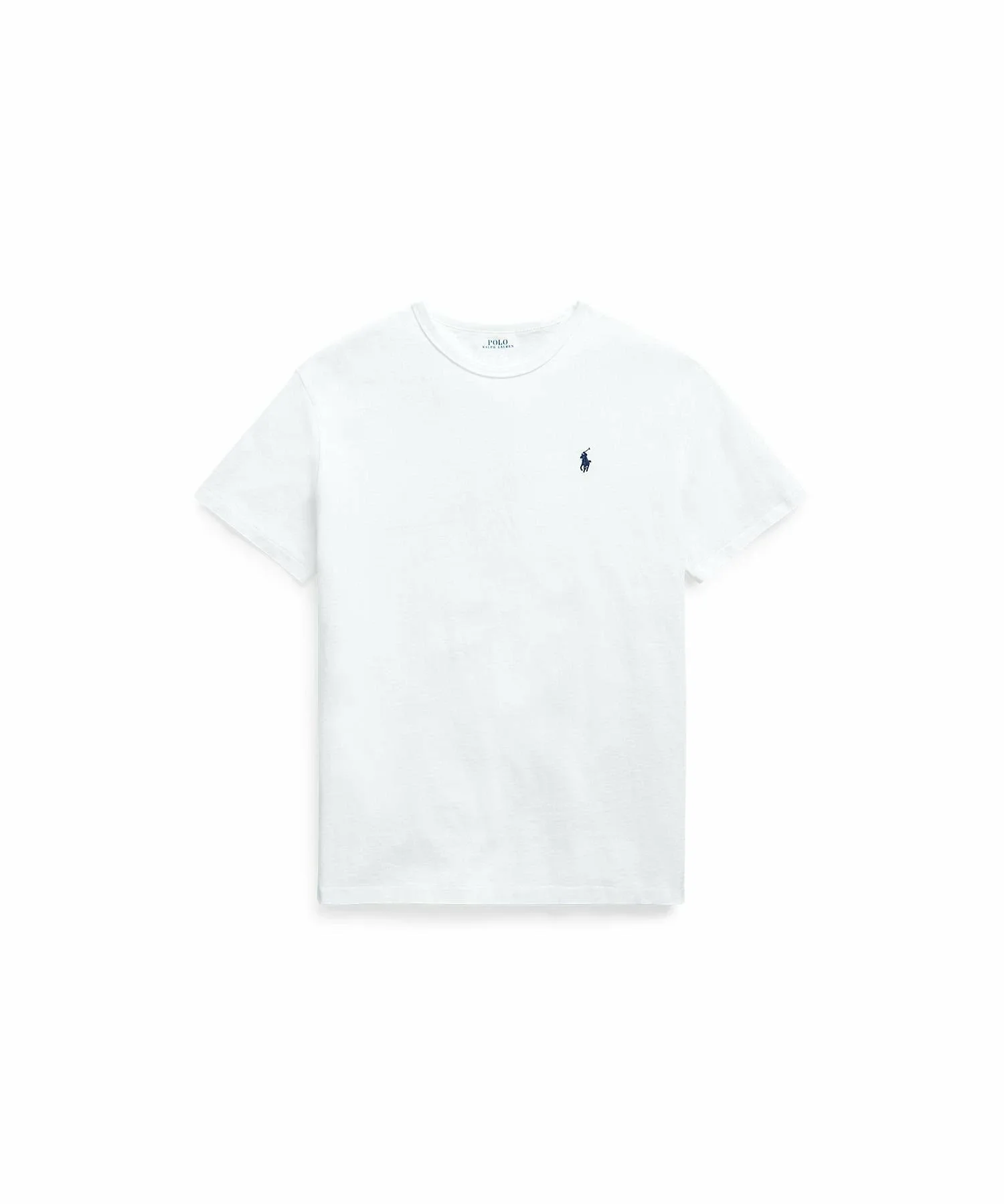 Классическая трикотажная футболка Polo Ralph Lauren, 100 White — фото 2