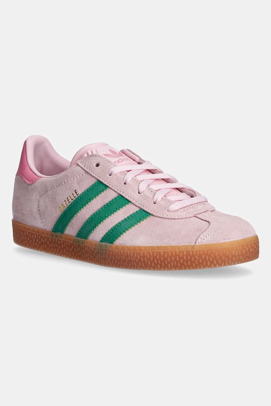 

Детские замшевые кроссовки Gazelle Adidas Originals, розовый