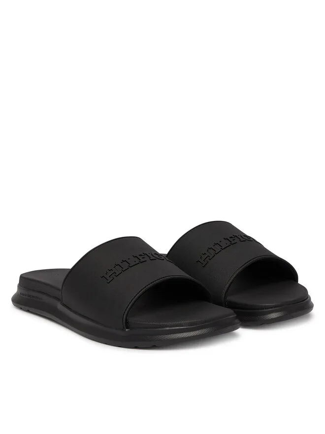 Tommy Hilfiger Сандалии Hilfiger Pool Slide Dual Density FM0FM05797, черные — фото 2