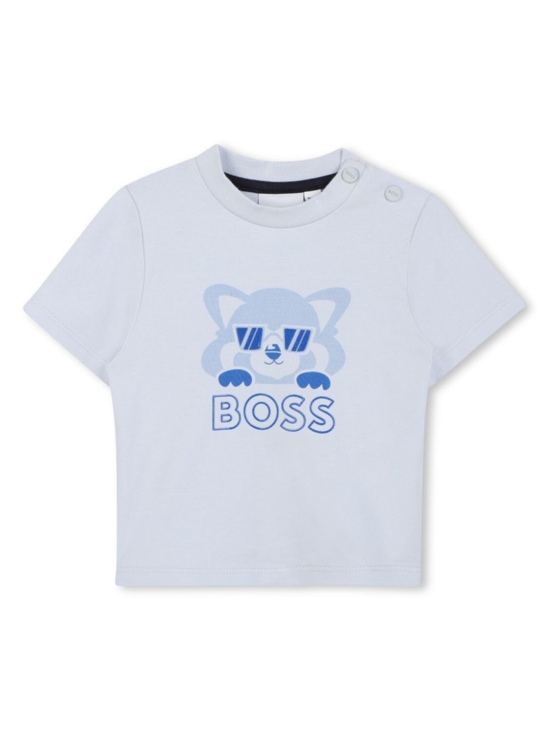 

BOSS Kidswear комплект из футболки и шортов с логотипом, синий