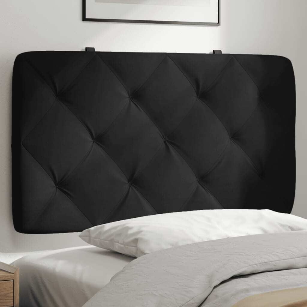 

Подушка на изголовье черная бархатная 80 см DKD HOME DECOR