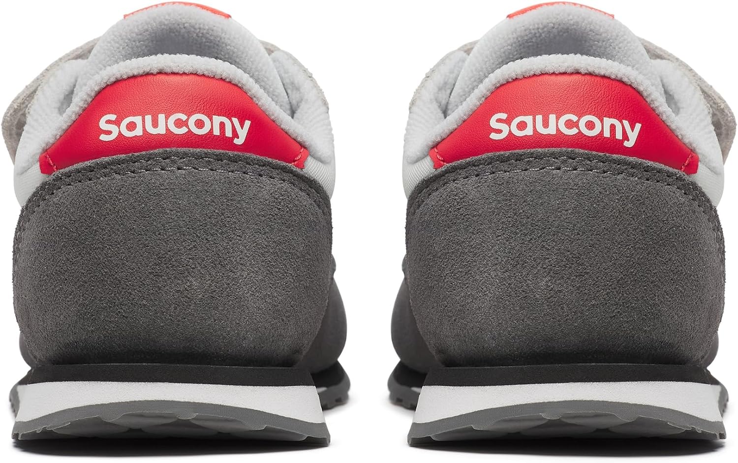 Детские кроссовки Saucony Baby Jazz на липучках, белый/красный/серый — фото 4