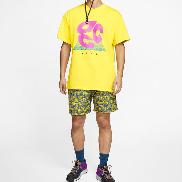Футболка lab acg tee Nike, желтый — фото 3