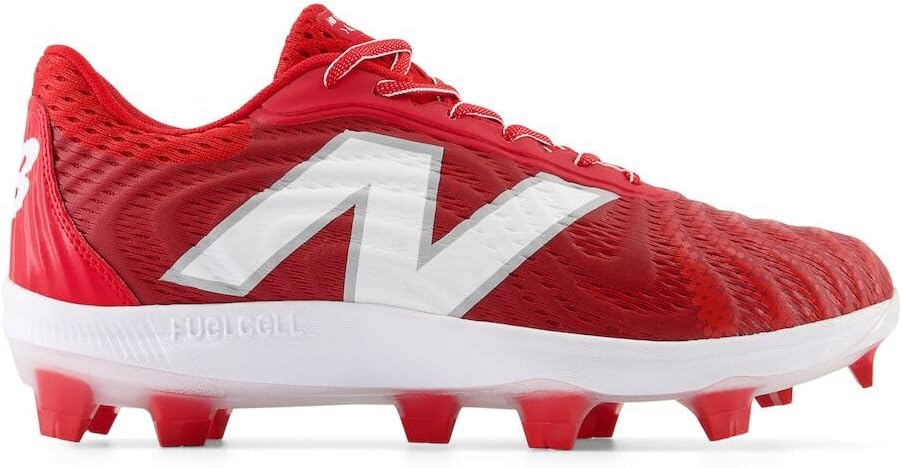 Мужские кроссовки New Balance FuelCell 4040 V7 Molded, белый/красный — фото 2
