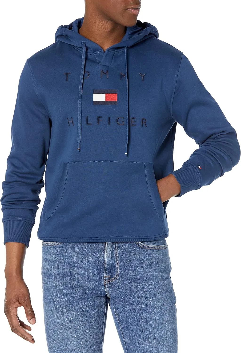 Мужская толстовка с длинными рукавами и логотипом Tommy Hilfiger