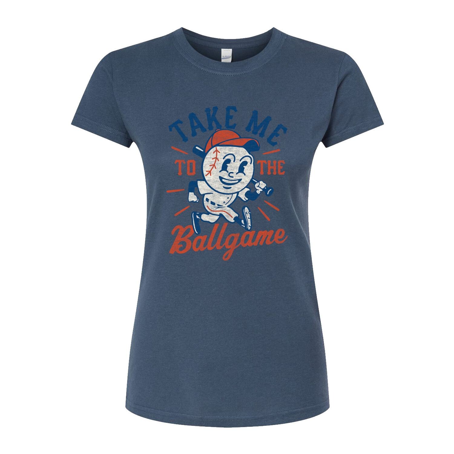 

Футболка с приталенным рисунком Take Me To The Ballgame для юниоров Licensed Character, синий